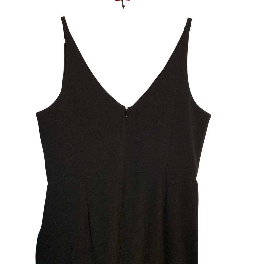 Dress The Population size XL Jordan Black Maxi Gown V-Neck Ruched NWT - Picture 10 of 11